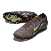 Chuteira Campo Nike Air Zoom Mercurial Vapor 16 Elite FG Marrom Mbappe Pack